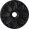Ekena Millwork Milan Ceiling Medallion (Fits Canopies up to 4 5/8"), 24 1/2"OD x 3 1/2"ID x 1"P, Steel Gray CM24MISGS - alternate 1